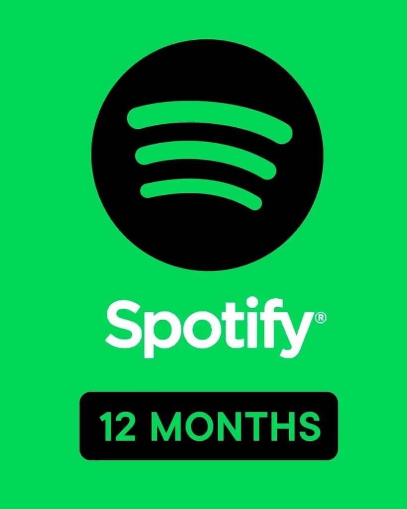 Spotify Premium 12 Month Code (Digital Download)